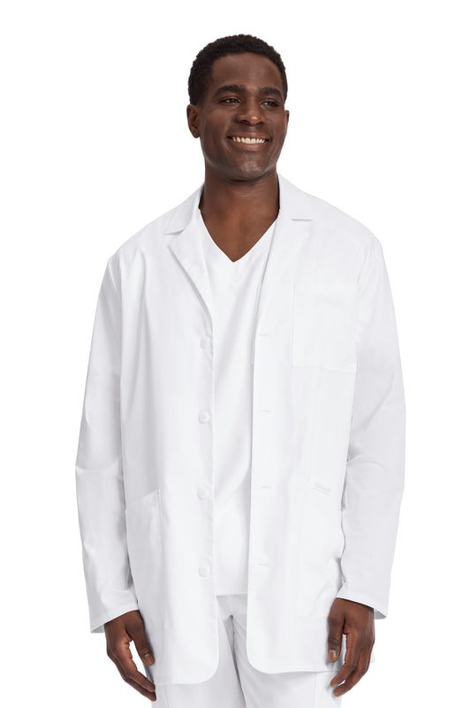 Men's 3-Pocket 35" Lab Coat - CK442 - White