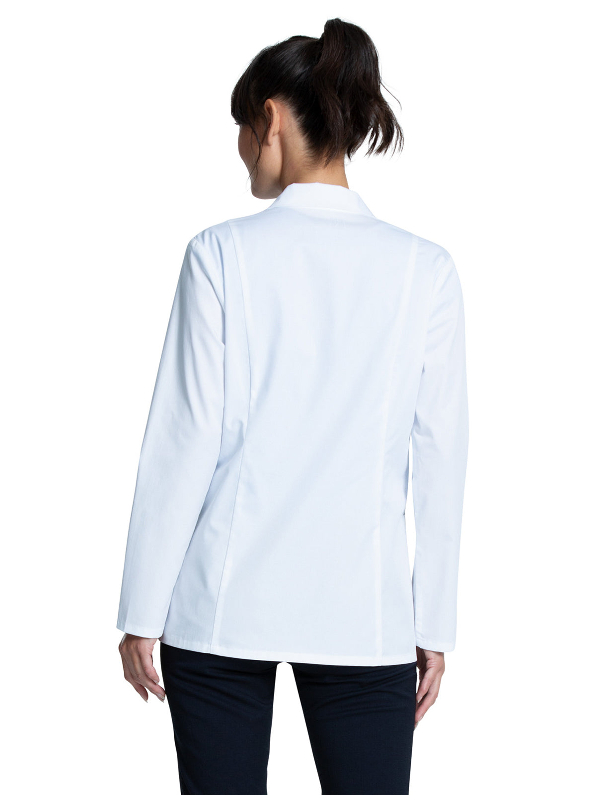 Women's Three-Pocket 28" Consultation Lab Coat - CK451 - White