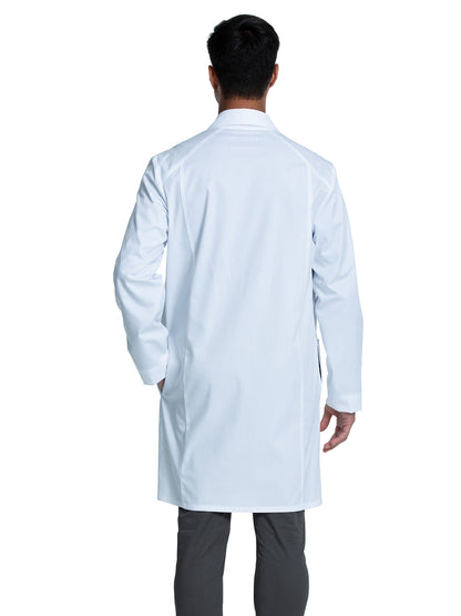 Unisex Three-Pocket 38" Full-Length Lab Coat - CK460 - White