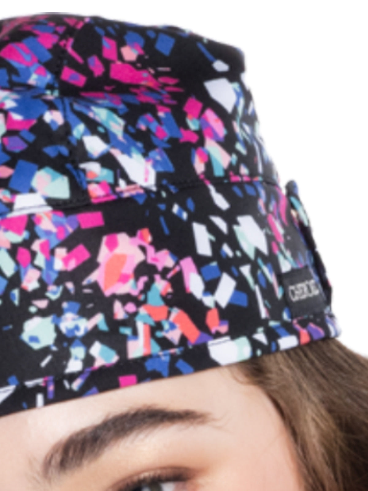 Unisex Print Scrub Hat - CK513 - Crazy For Confetti