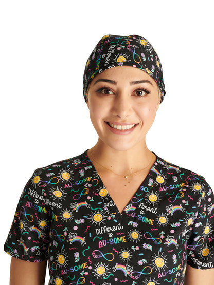 Unisex Print Scrub Hat - CK513 - Different Is Au-some