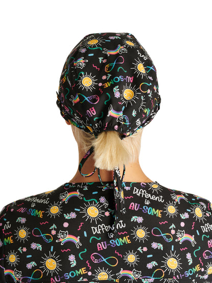 Unisex Print Scrub Hat - CK513 - Different Is Au-some