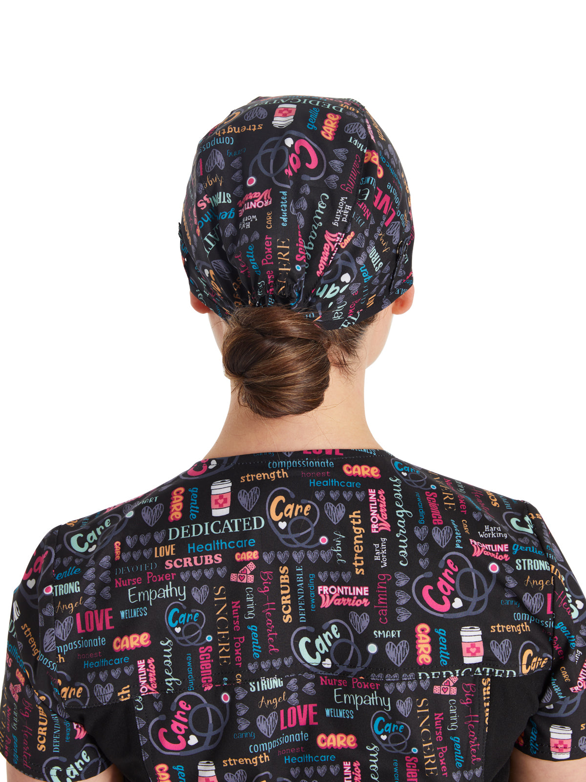 Unisex Print Scrub Hat - CK513 - Nurse Power