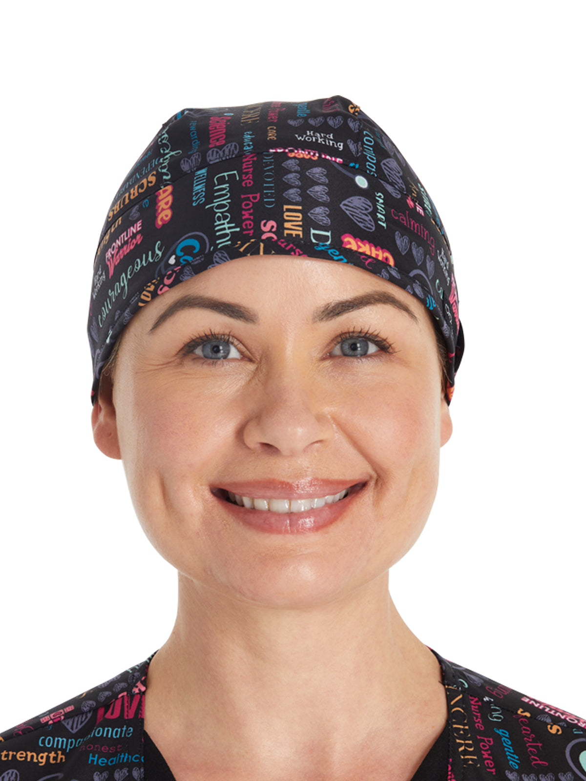 Unisex Print Scrub Hat - CK513 - Nurse Power