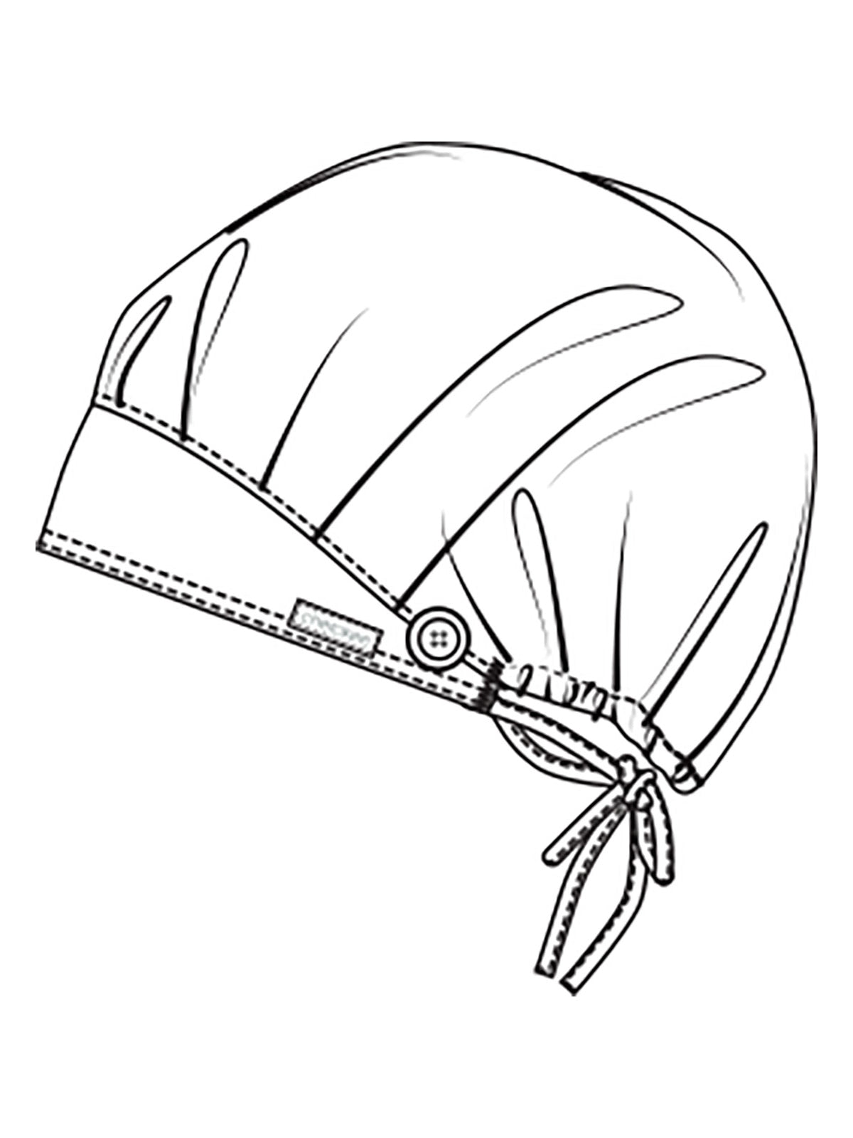 Unisex Bouffant Scrub Hat - CK514 - Hoppy To Help