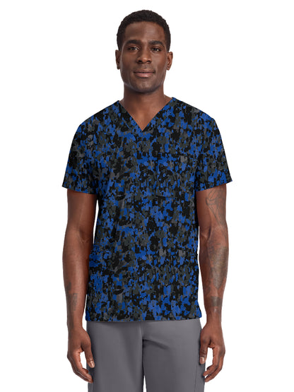 Unisex V-Neck Print Top - CK691 - Dabbling In Paint