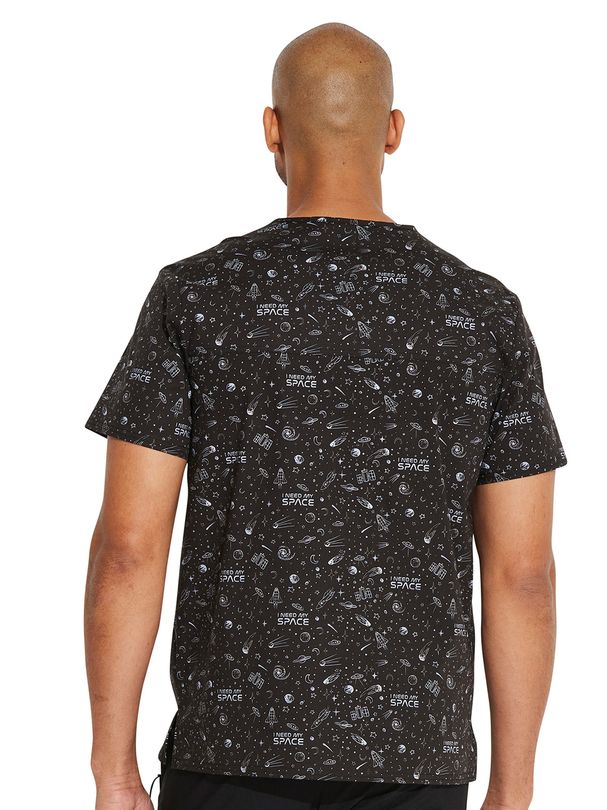 Men's V-Neck Print Top - CK692 - Need My Space