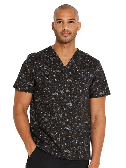 Men's V-Neck Print Top - CK692 - Need My Space