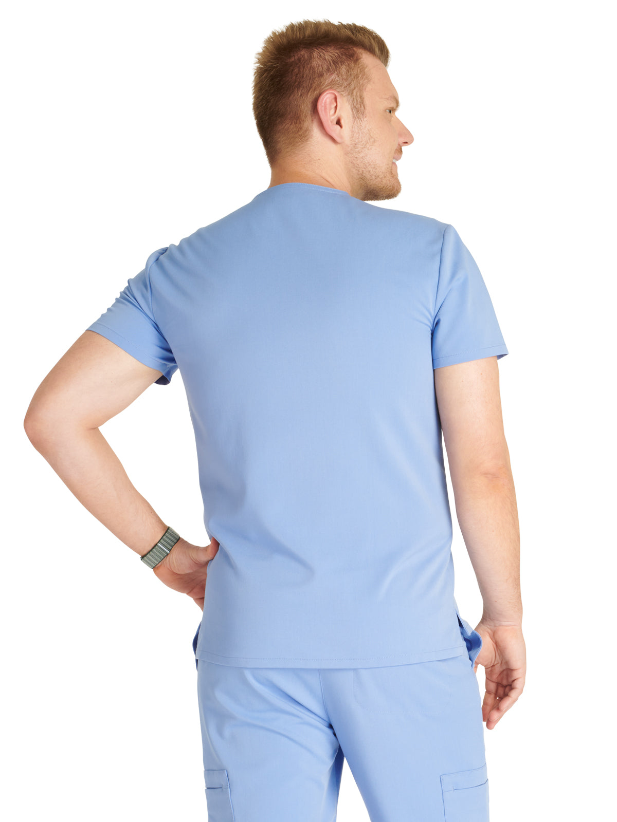 Men's V-Neck Scrub Top - CK718A - Ciel