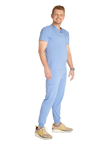 Men's V-Neck Scrub Top - CK718A - Ciel