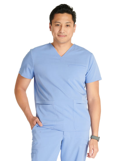 Men's V-Neck Scrub Top - CK719A - Ciel