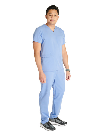 Men's V-Neck Scrub Top - CK719A - Ciel