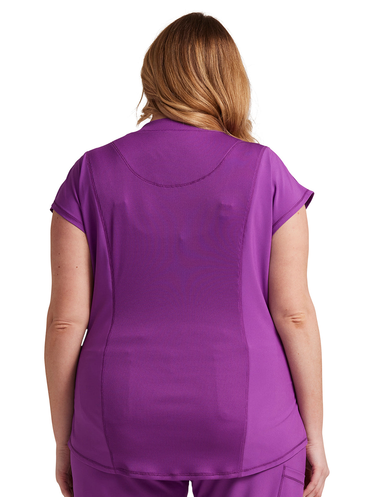 Women's Mock Neck Top - CK742A - Bright Violet