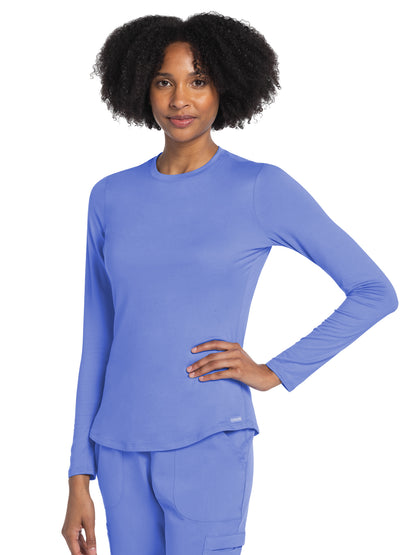 Women's Pocketless Underscrub Tee - CK773 - Ciel