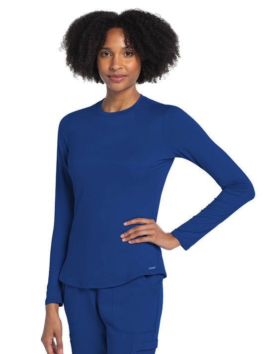 Women's Pocketless Underscrub Tee - CK773 - Galaxy Blue