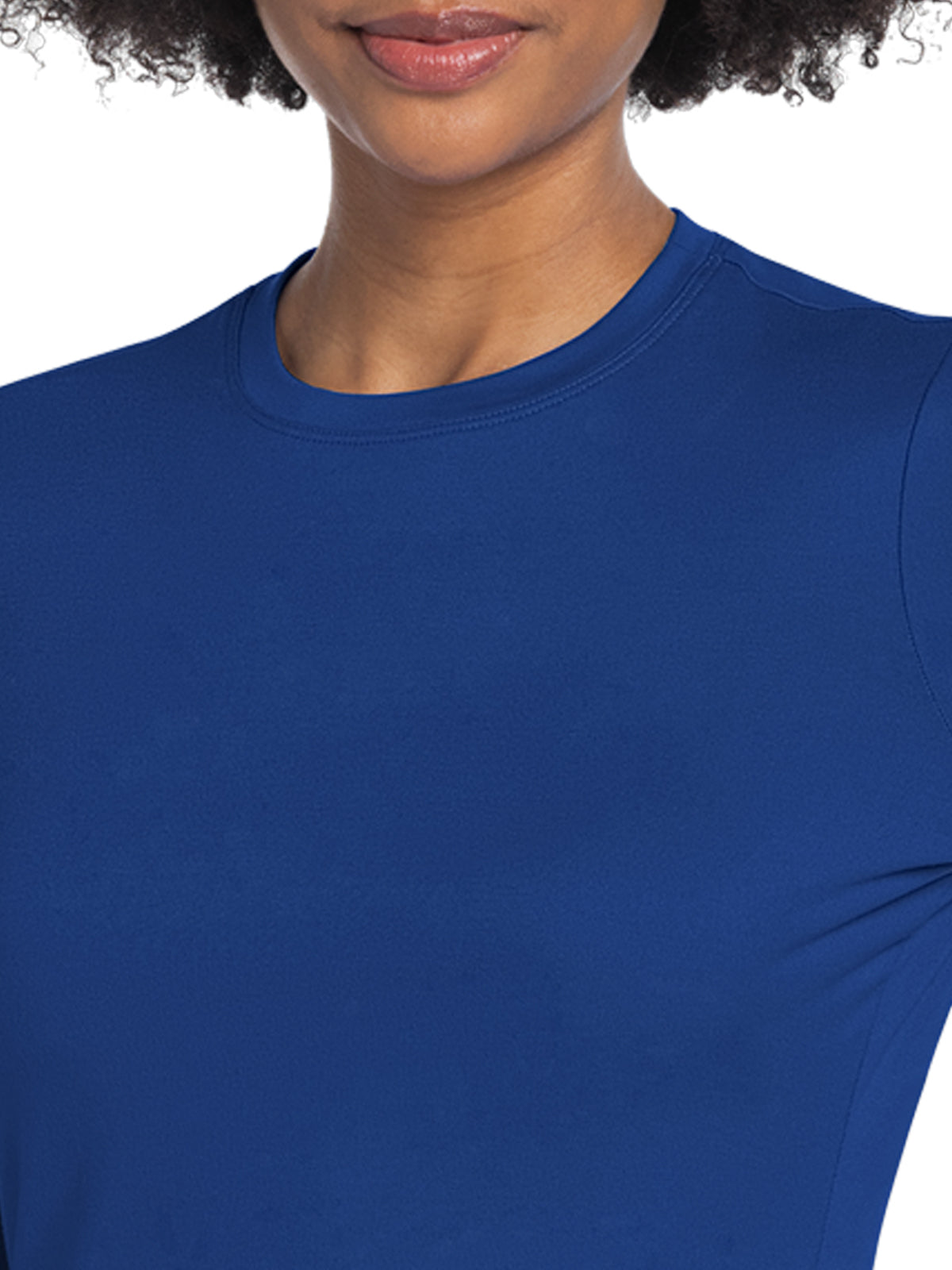 Women's Pocketless Underscrub Tee - CK773 - Galaxy Blue