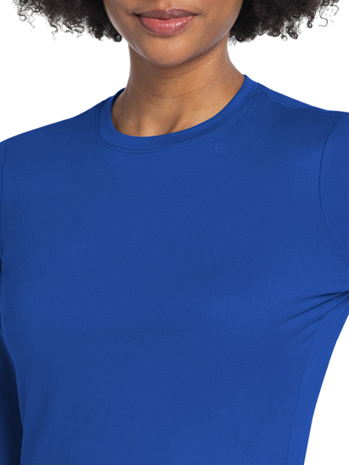 Women's Pocketless Underscrub Tee - CK773 - Royal