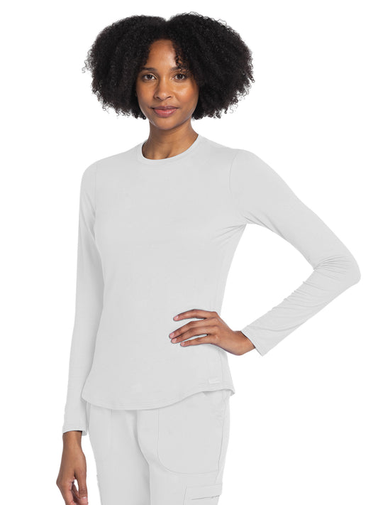 Women's Pocketless Underscrub Tee - CK773 - White