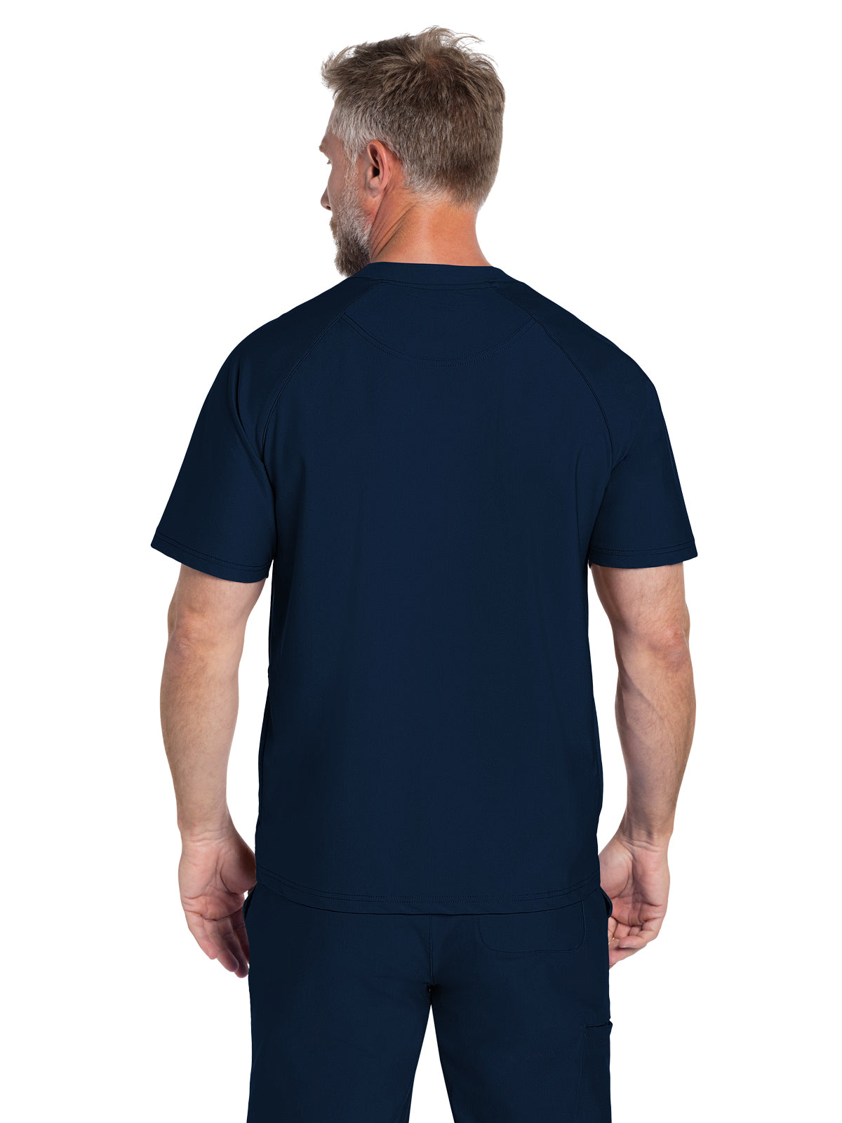 Men's 3-Pocket Henley Top - CK812 - Navy