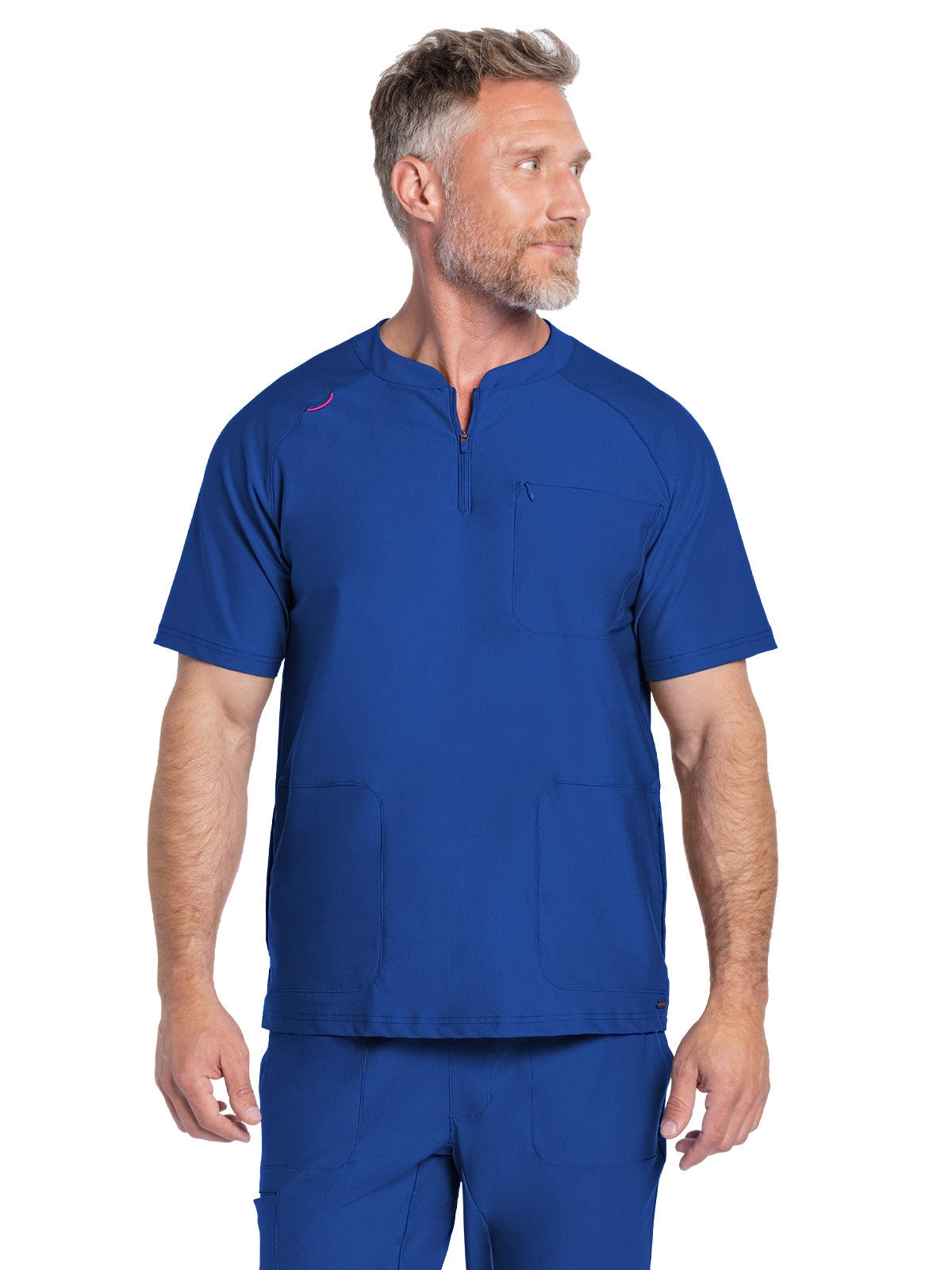 Men's 3-Pocket Henley Top - CK812 - Royal