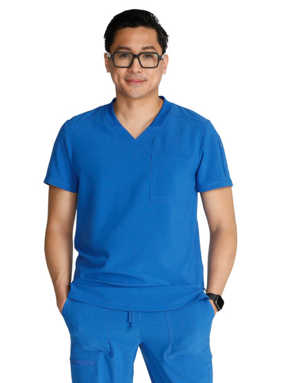 Men's V-Neck Top - CK824A - Royal