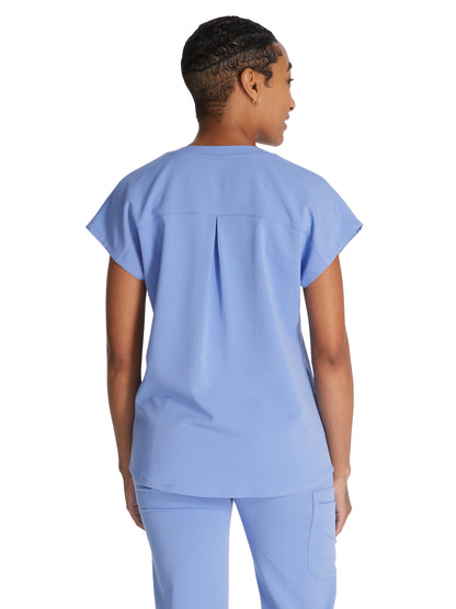 Women's V-Neck Scrub Top - CK836A - Ciel