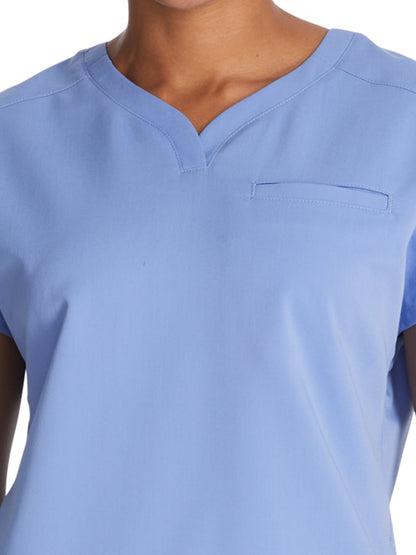 Women's V-Neck Scrub Top - CK836A - Ciel