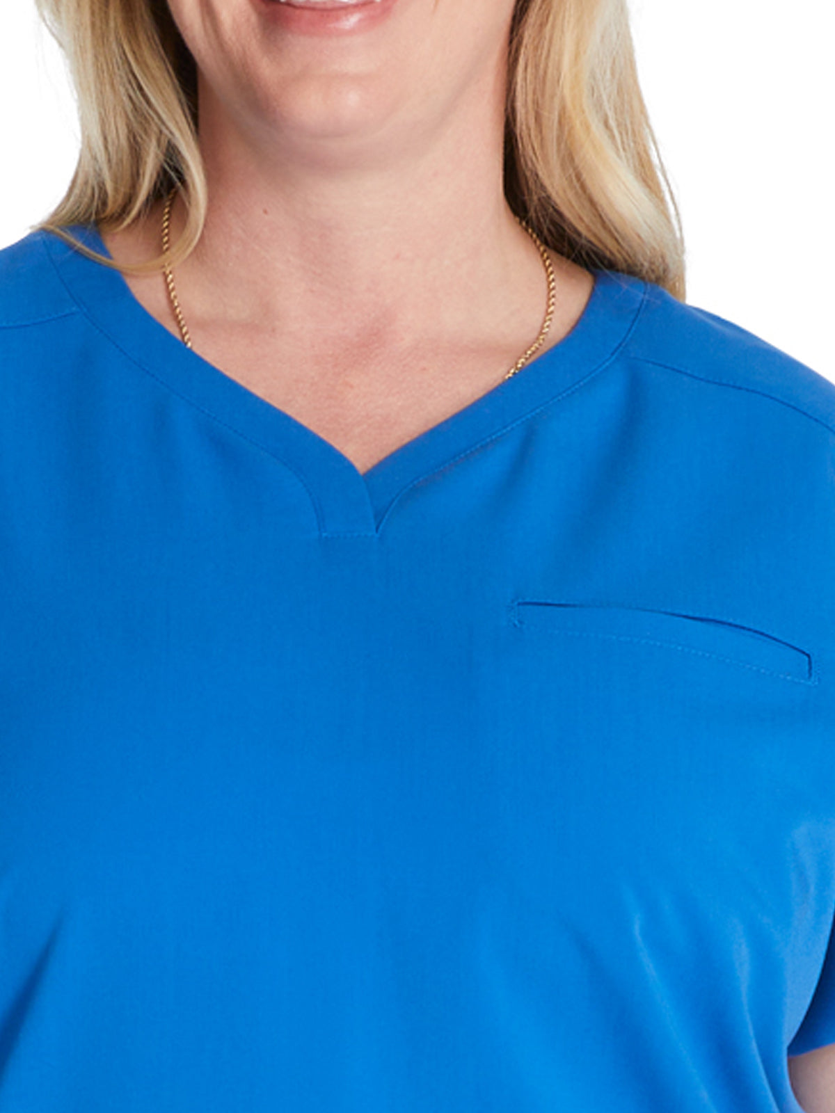 Women's V-Neck Scrub Top - CK836A - Royal