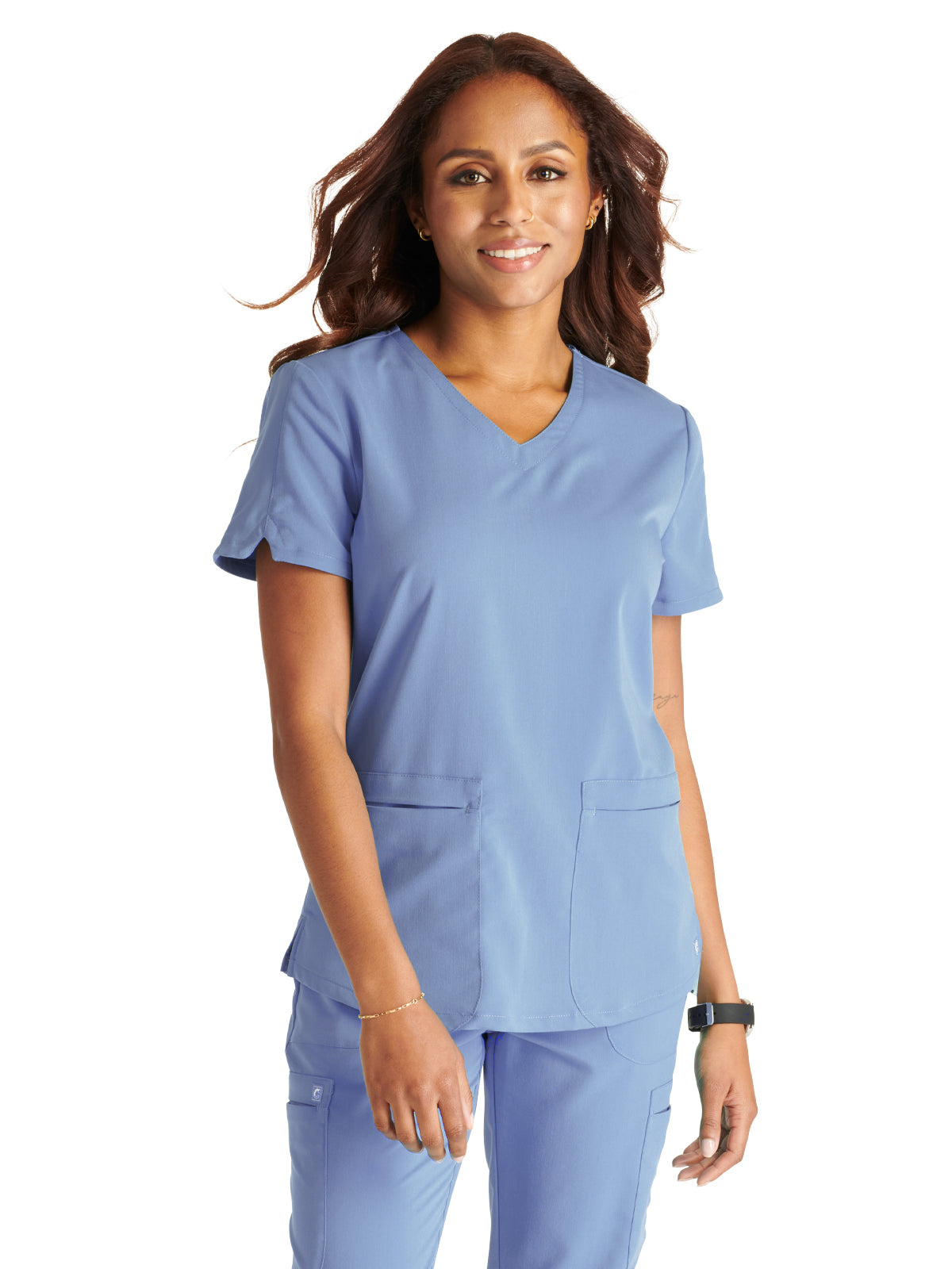 Women's V-Neck Scrub Top - CK837A - Ciel