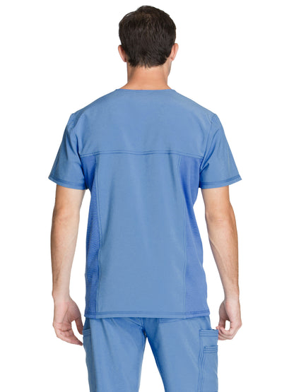 Men's Three-Pocket V-Neck Scrub Top - CK900A - Ciel