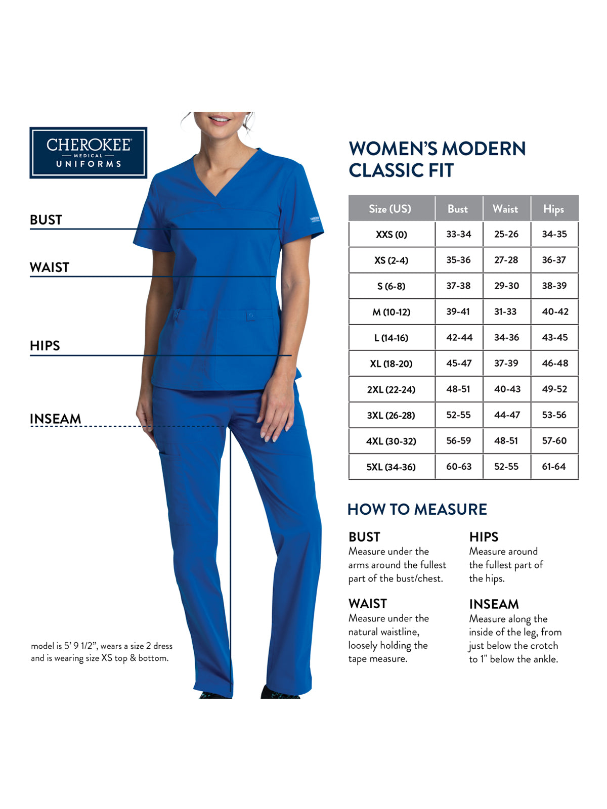 Women's 3-Pocket V-Neck Top - CK961A - Galaxy Blue