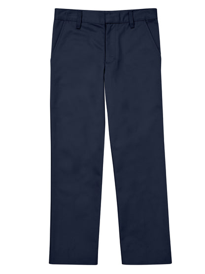 Boys' Husky Flat Front Pant - CR003H - Dark Navy