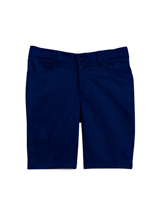 Girl's 4-Pocket Husky Matchstick Short - CR015H - Dark Navy