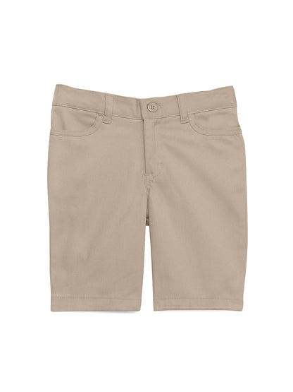 Girl's 4-Pocket Husky Matchstick Short - CR015H - Khaki