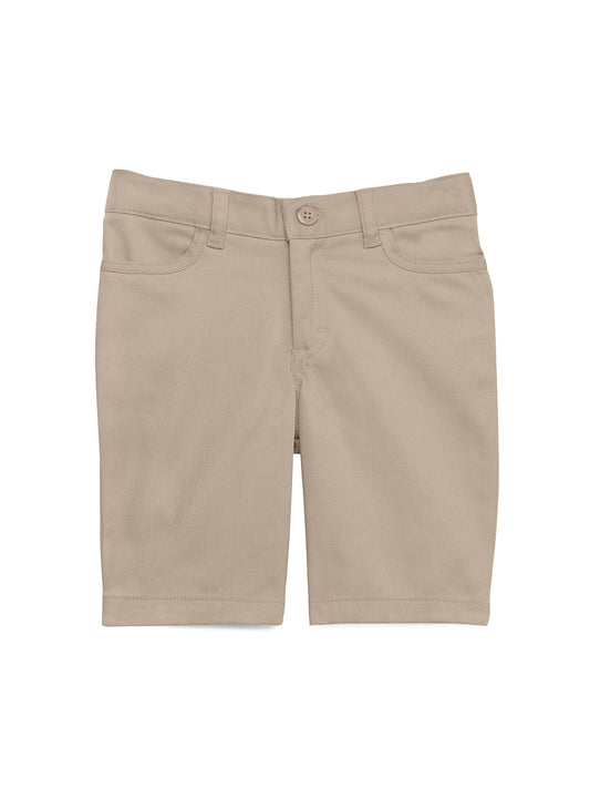 Girl's 4-Pocket Husky Matchstick Short - CR015H - Khaki