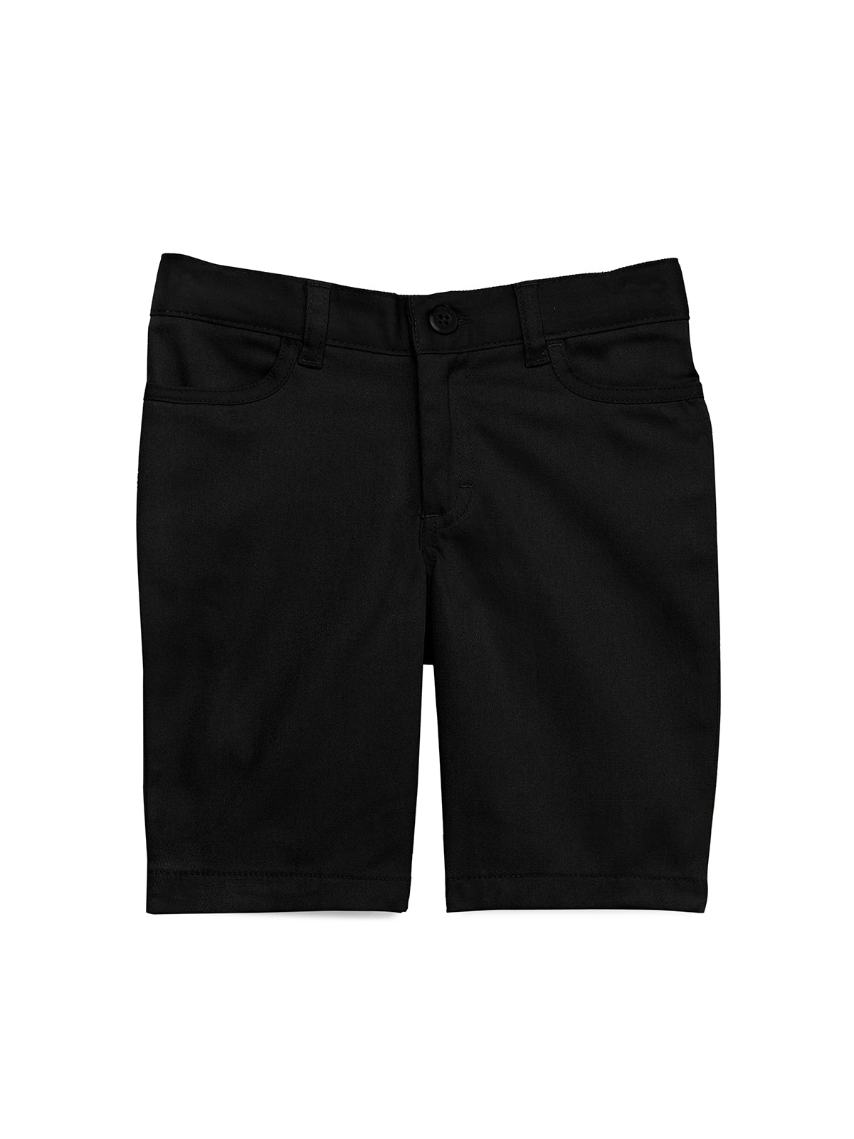 Girl's 4-Pocket Matchstick Short - CR015Y - Black
