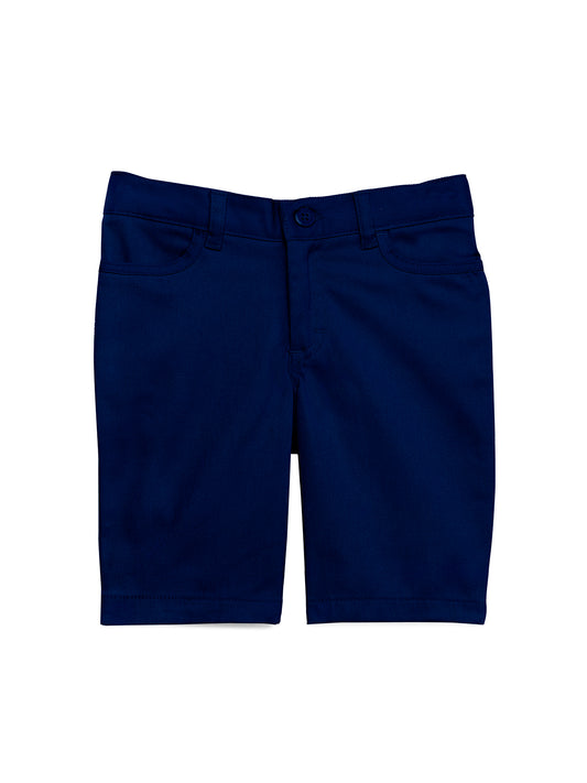 Girl's 4-Pocket Matchstick Short - CR015Y - Dark Navy