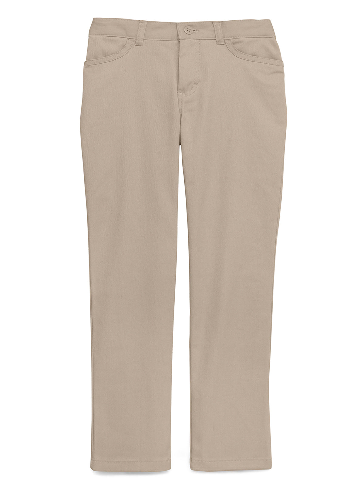 Girl's 4-Pocket Matchstick Pant - CR025Y - Khaki