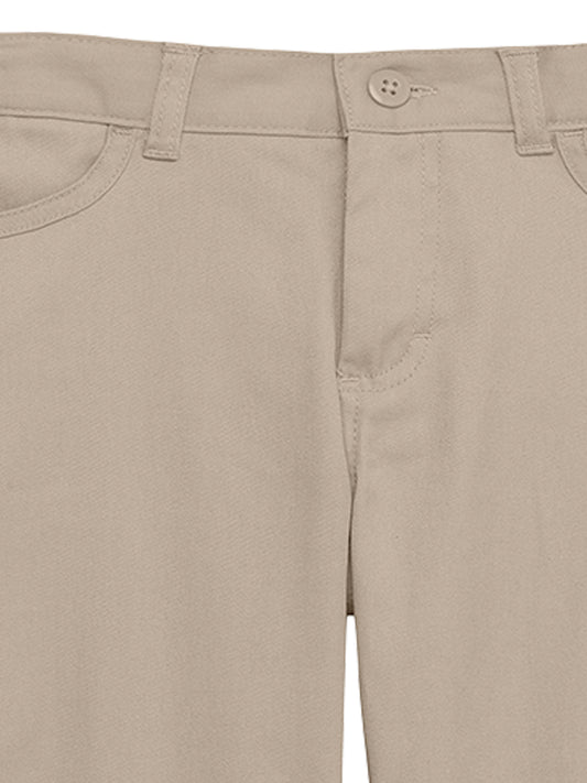 Girl's 4-Pocket Matchstick Pant - CR025Y - Khaki