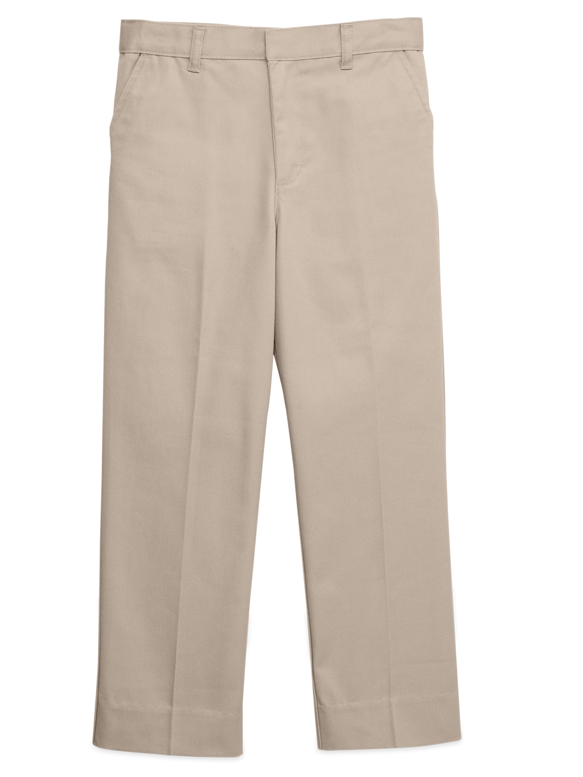 Boy's 4-Pocket Flat Front Husky Pant - CR032H - Khaki