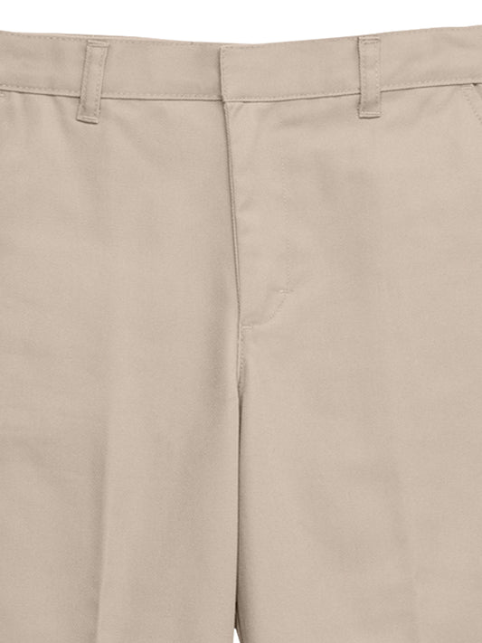 Boy's 4-Pocket Flat Front Husky Pant - CR032H - Khaki