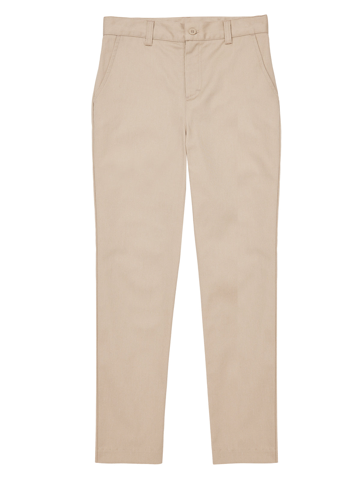 Girls' Flat Front Pant - CR101K - Khaki