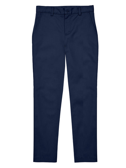 Junior Girls' Flat Front Pant - CR101X - Dark Navy