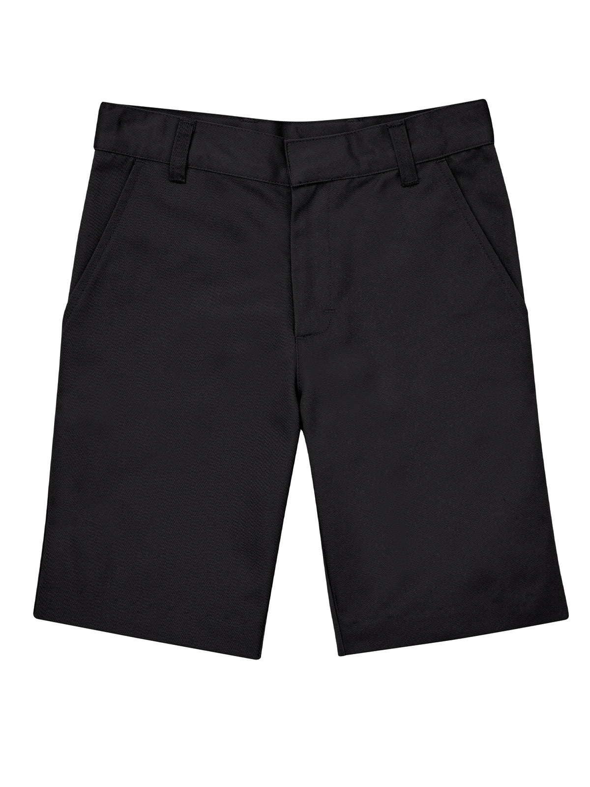 Boys' Flat Front Shorts - CR203L - Black