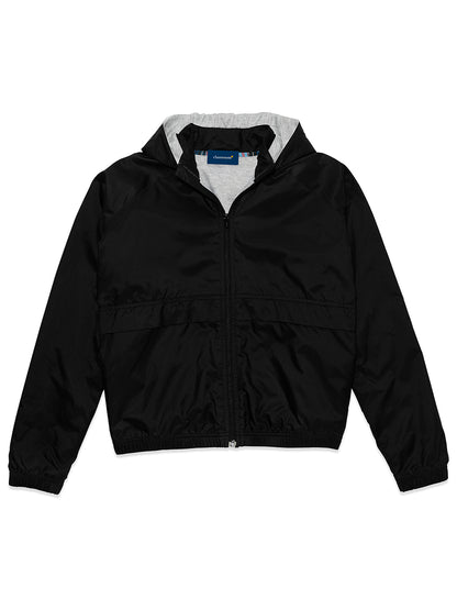 Unisex 4-Pocket Rain Jacket - CR310J - Black