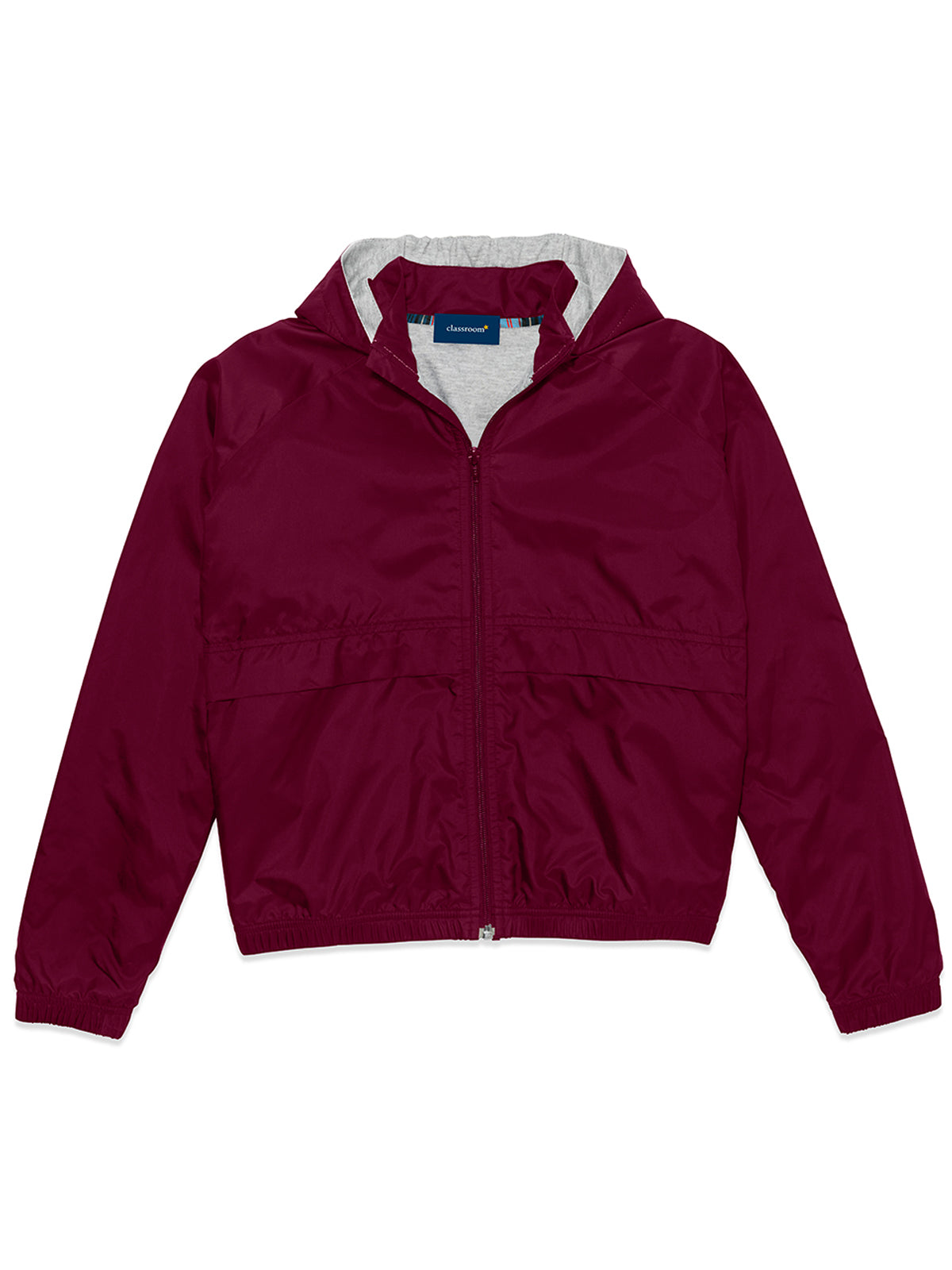 Unisex 4-Pocket Rain Jacket - CR310J - Burgundy