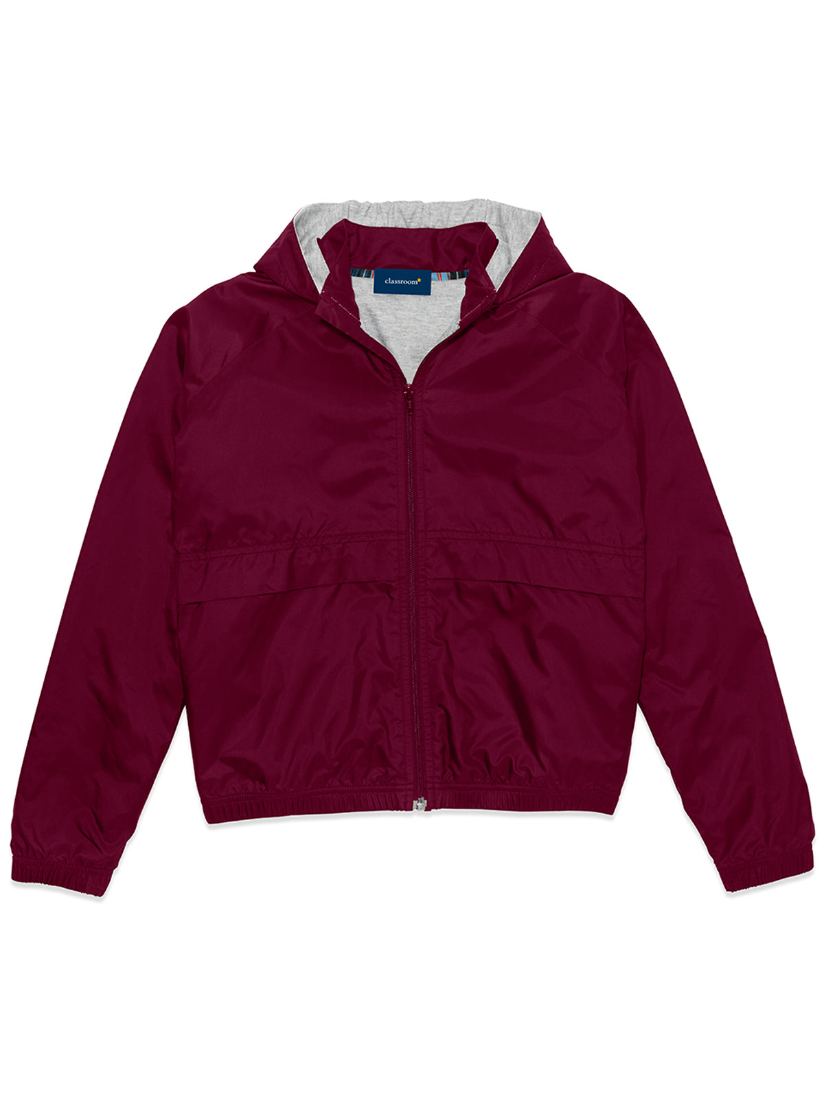 Unisex 4-Pocket Rain Jacket - CR310Y - Burgundy