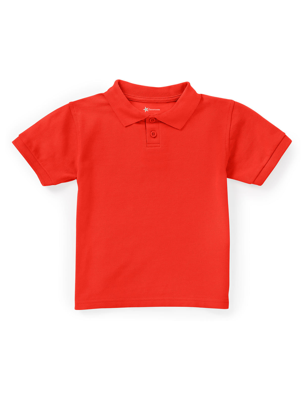 Unisex Toddler Short Sleeve Pique Polo - CR832D - Orange