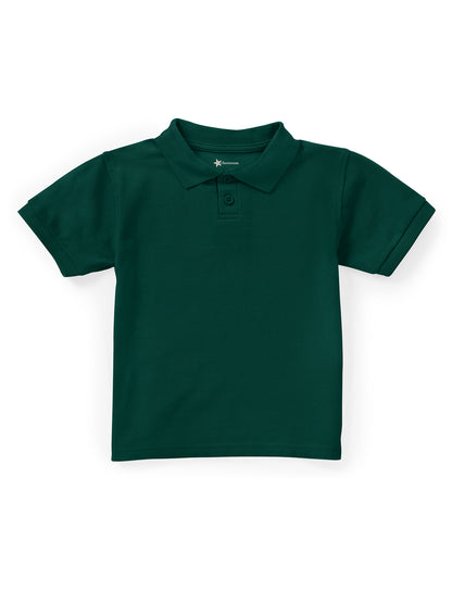 Unisex Toddler Short Sleeve Pique Polo - CR832D - Hunter Green