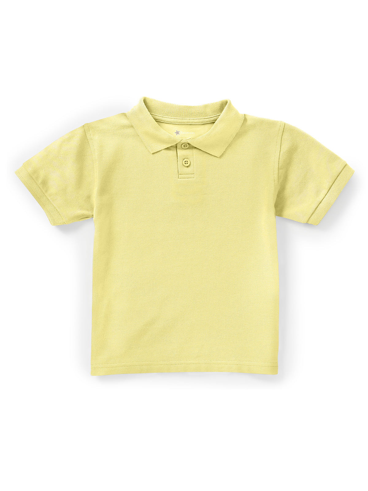 Unisex Toddler Short Sleeve Pique Polo - CR832D - Yellow